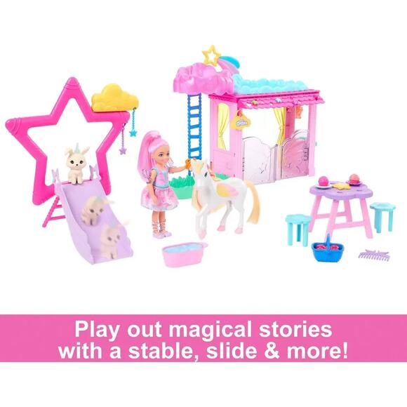 Barbie A Touch of Magic Chelsea Doll Playset with Baby Pegasus - Picture 4 of 6